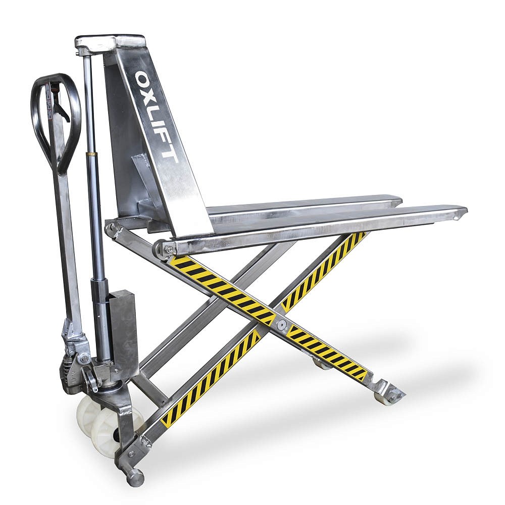 Фото 34 - Ножничная тележка из Нержавеющей Стали OXH-10Steel OXLIFT.