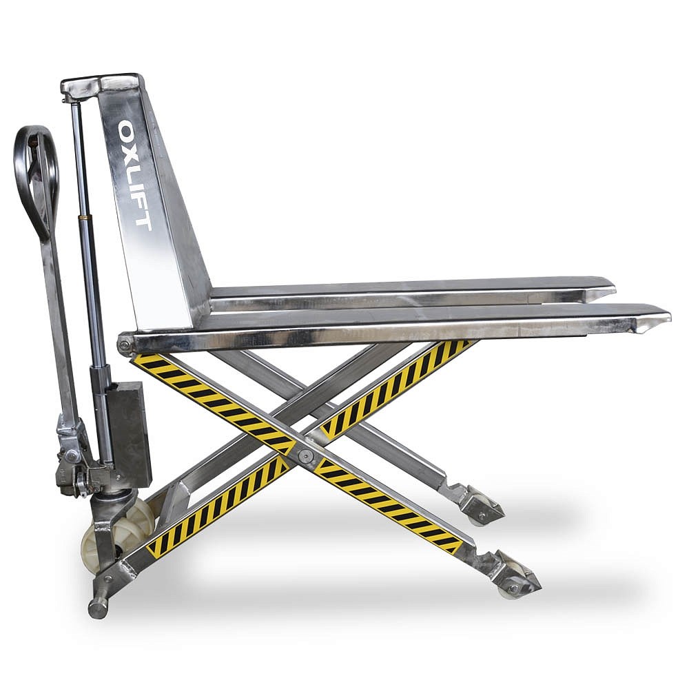 Фото 36 - Ножничная тележка из Нержавеющей Стали OXH-10Steel OXLIFT.