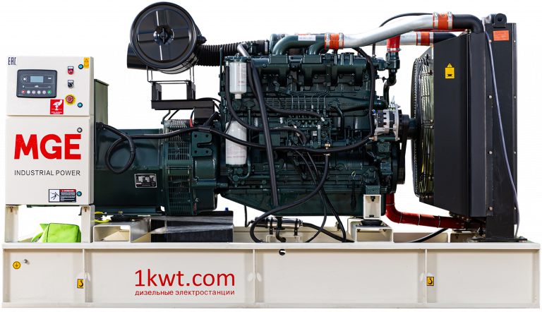 Фото 1 - P150DN дизельный генератор MGE 150 кВт Открытая на двигателе Doosan / P086TI.